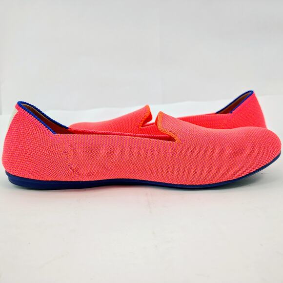 *RARE* Rothy’s Flats Hot Pink Flamingo Round Toe Girls Size K4 - Picture 3 of 10
